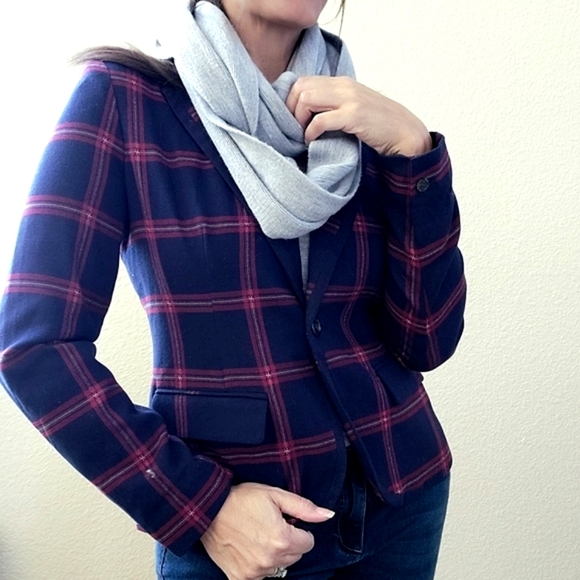 Plaid Blazer Jacket - Picture 5 of 14